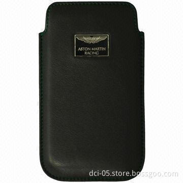 Leather Chic Pouch Case for Samsung Galaxy S3/i9300/HTC One X in Black Color